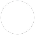 Anello per vaso Argento 120 x 120 x 20 cm Acciaio zincato