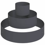 Vaso da giardino Antracite 90 x 90 x 20 cm