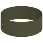 Vaso da giardino Verde oliva 90 x 90 x 20 cm