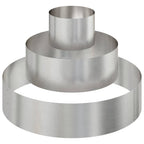 Vaso da giardino Argento 90 x 90 x 20 cm Acciaio inossidabile