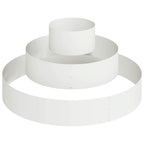 Vaso da giardino Bianco 120 x 120 x 20 cm