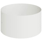 Vaso da giardino Bianco 120 x 120 x 20 cm