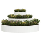 Vaso da giardino Bianco 120 x 120 x 20 cm