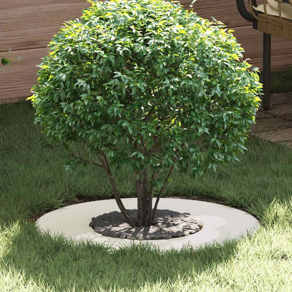 adatto per Anello d'Albero Piatto Bianco Ø30 / 60 cm Acciaio