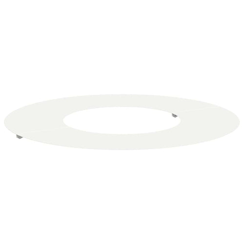 adatto per Anello d'Albero Piatto Bianco Ø30 / 60 cm Acciaio