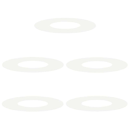 adatto per Anelli d'Albero Piatto 5 pcs Bianco Ø30 / 60 cm