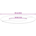adatto per Anelli d'Albero Piatto 5 pcs Bianco Ø30 / 60 cm