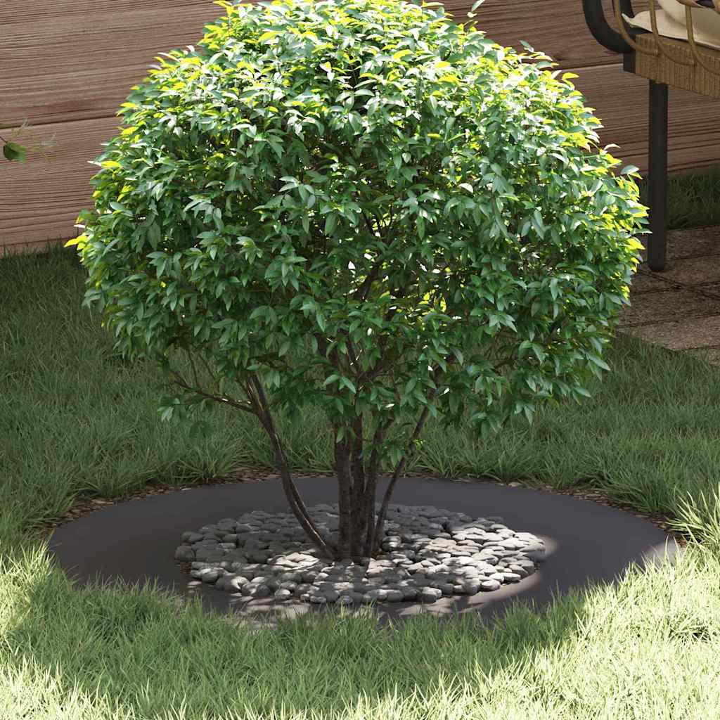 adatto per Anelli d'Albero Piatto 5 pcs Nero Ø40 / 70 cm Acciaio