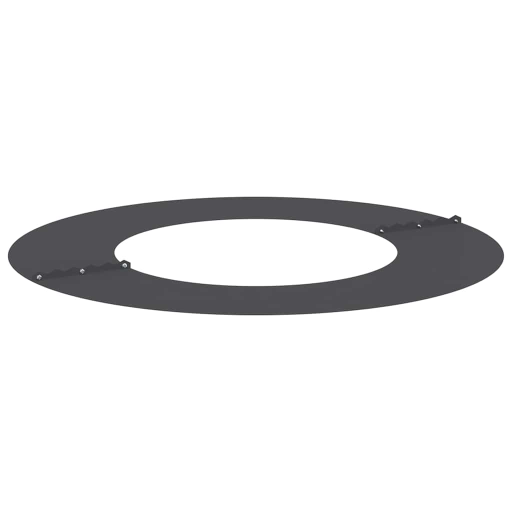adatto per Anelli d'Albero Piatto 5 pcs Nero Ø40 / 70 cm Acciaio
