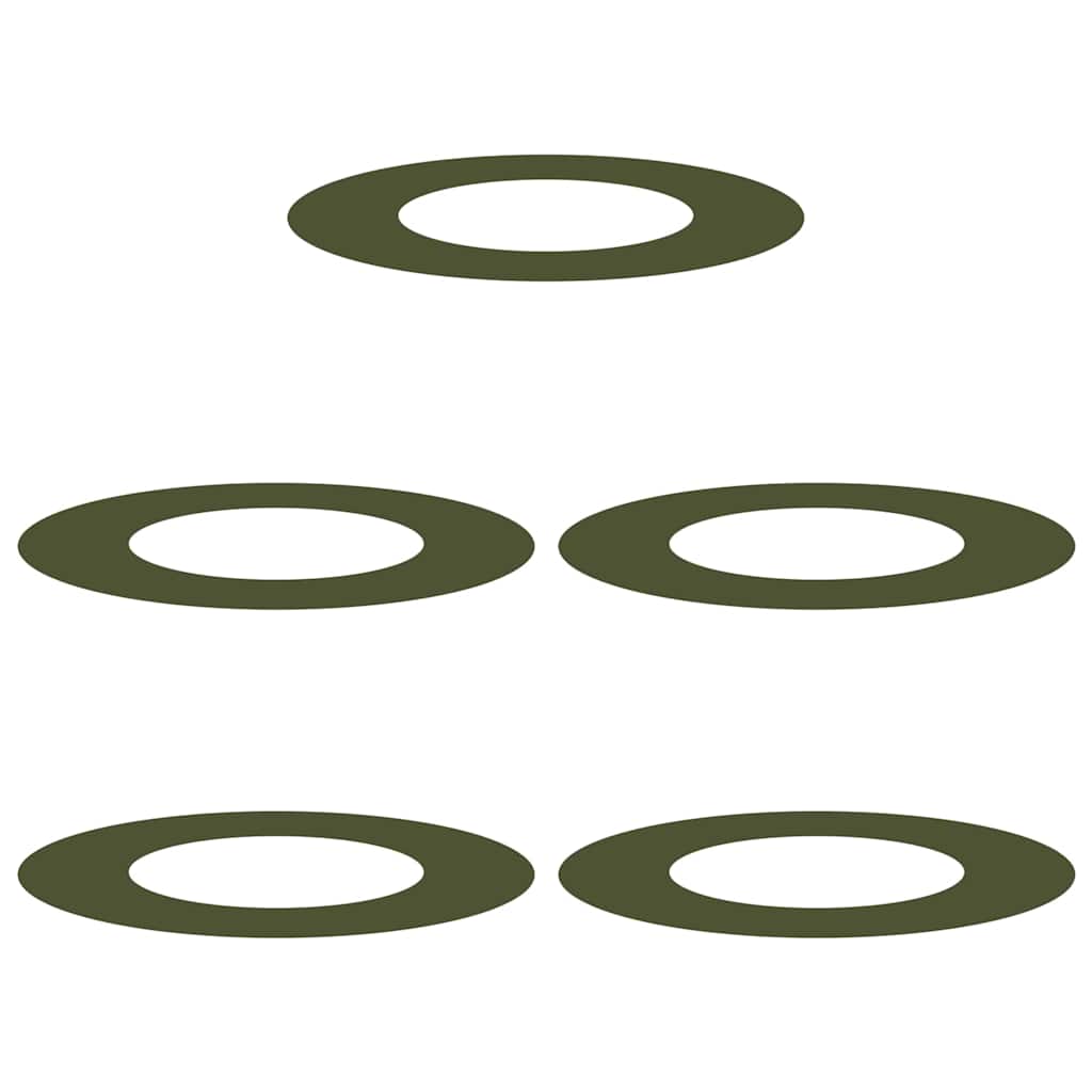 adatto per Anelli d'Albero Piatto 5 pcs Oliver verde Ø40 / 70 cm