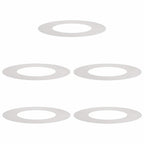adatto per Anelli d'Albero Piatto 5 pcs Argento Ø40 / 70 cm