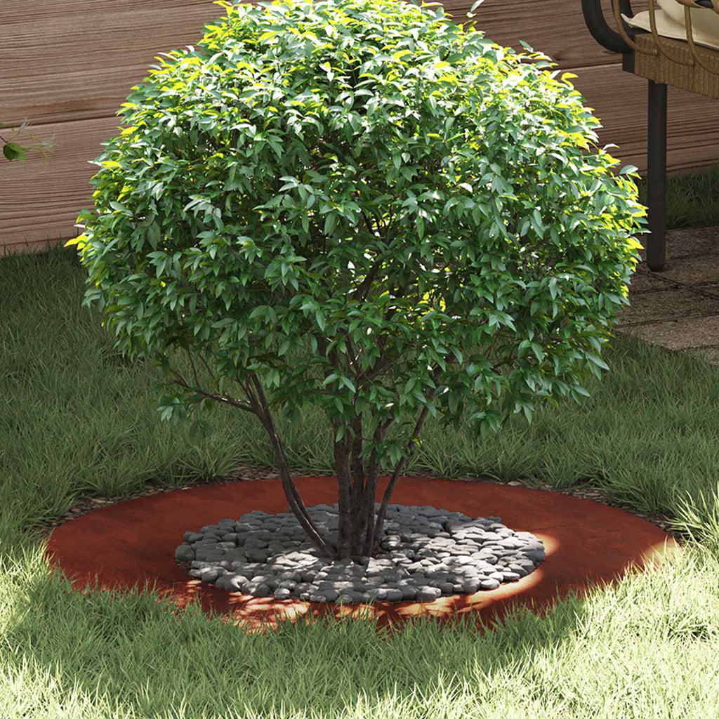 adatto per Anello d'Albero Piatto Marrone Ø40 / 70 cm