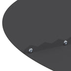adatto per Anelli d'Albero Piatto 5 pcs Nero Ø50 / 80 cm Acciaio