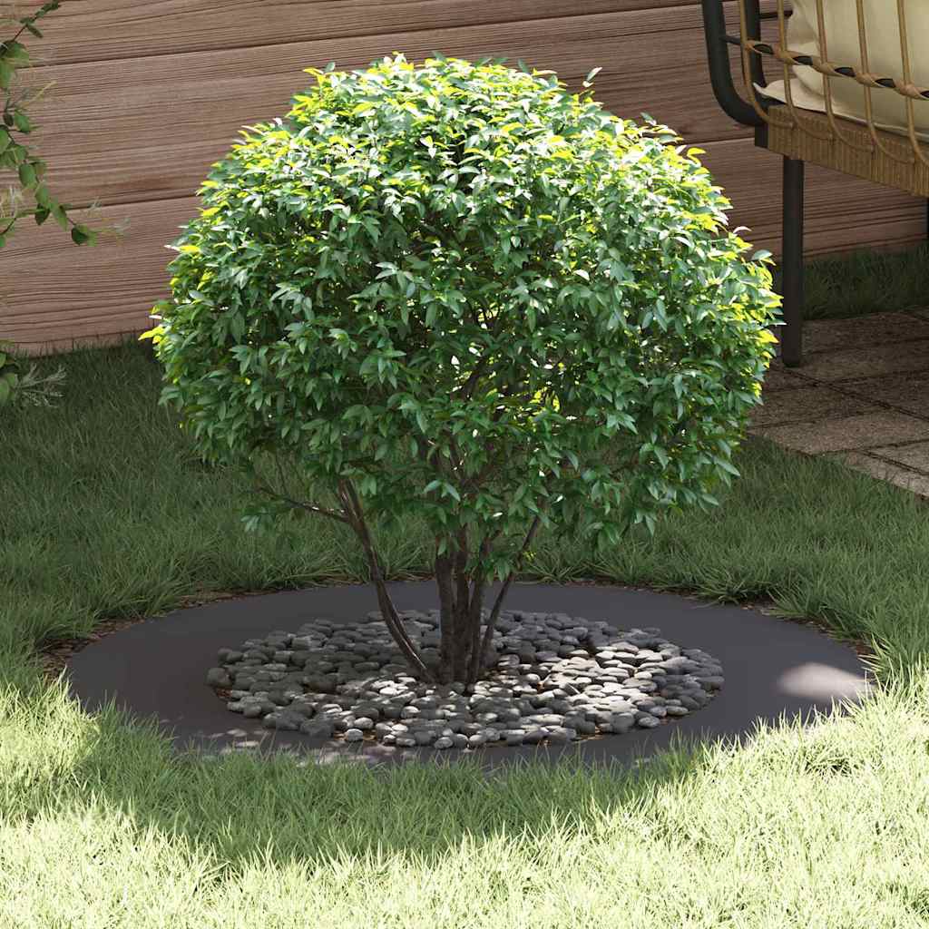 adatto per Anelli d'Albero Piatto 5 pcs Nero Ø50 / 80 cm Acciaio