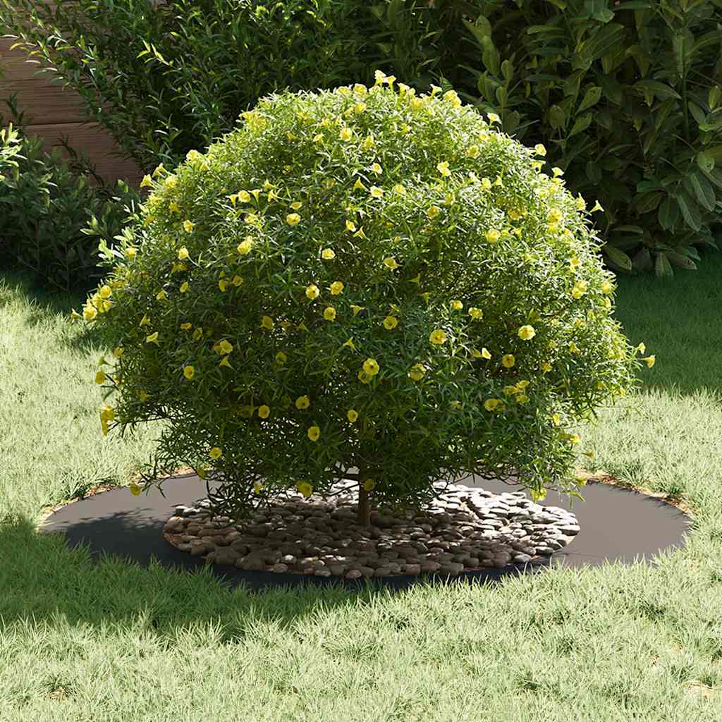 adatto per Anelli d'Albero Piatto 5 pcs Nero Ø50 / 80 cm Acciaio