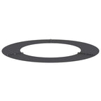 adatto per Anelli d'Albero Piatto 5 pcs Nero Ø50 / 80 cm Acciaio