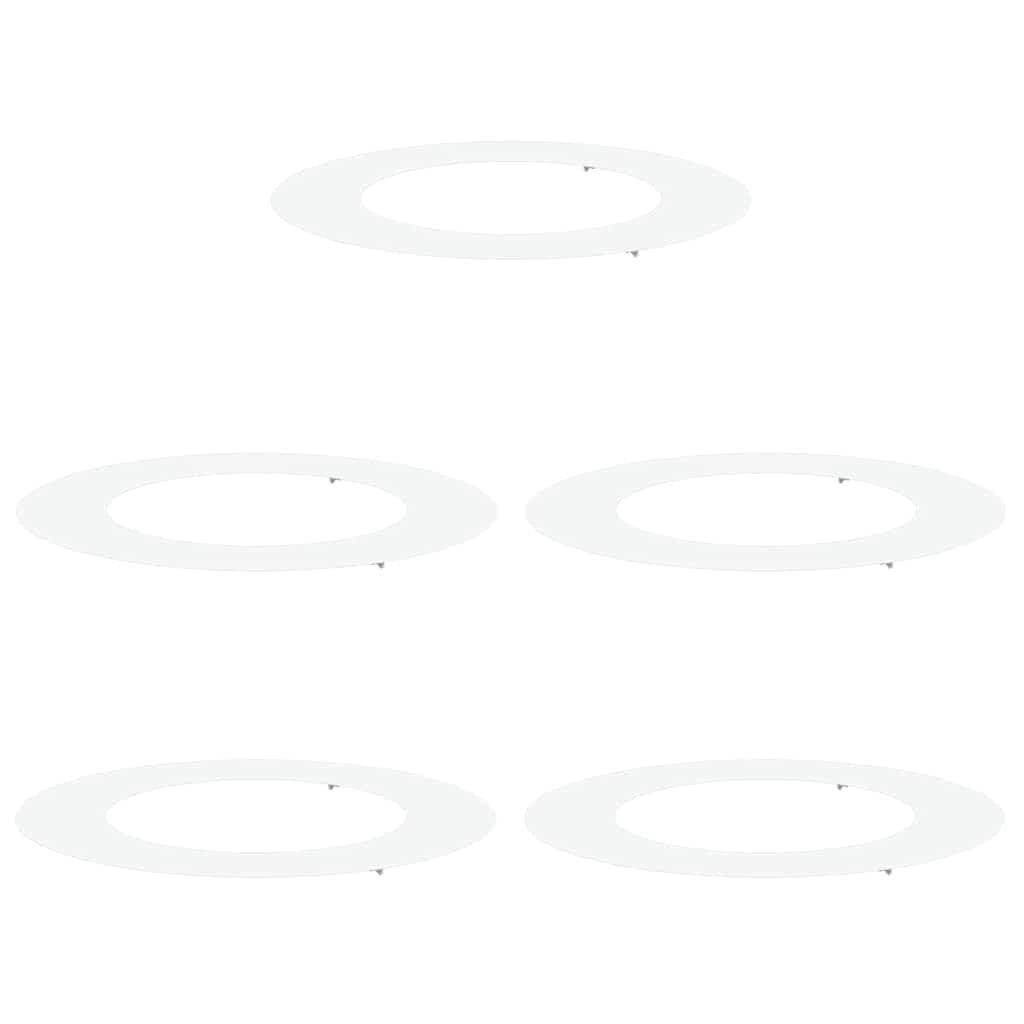 adatto per Anelli d'Albero Piatto 5 pcs Bianco Ø50 / 80 cm