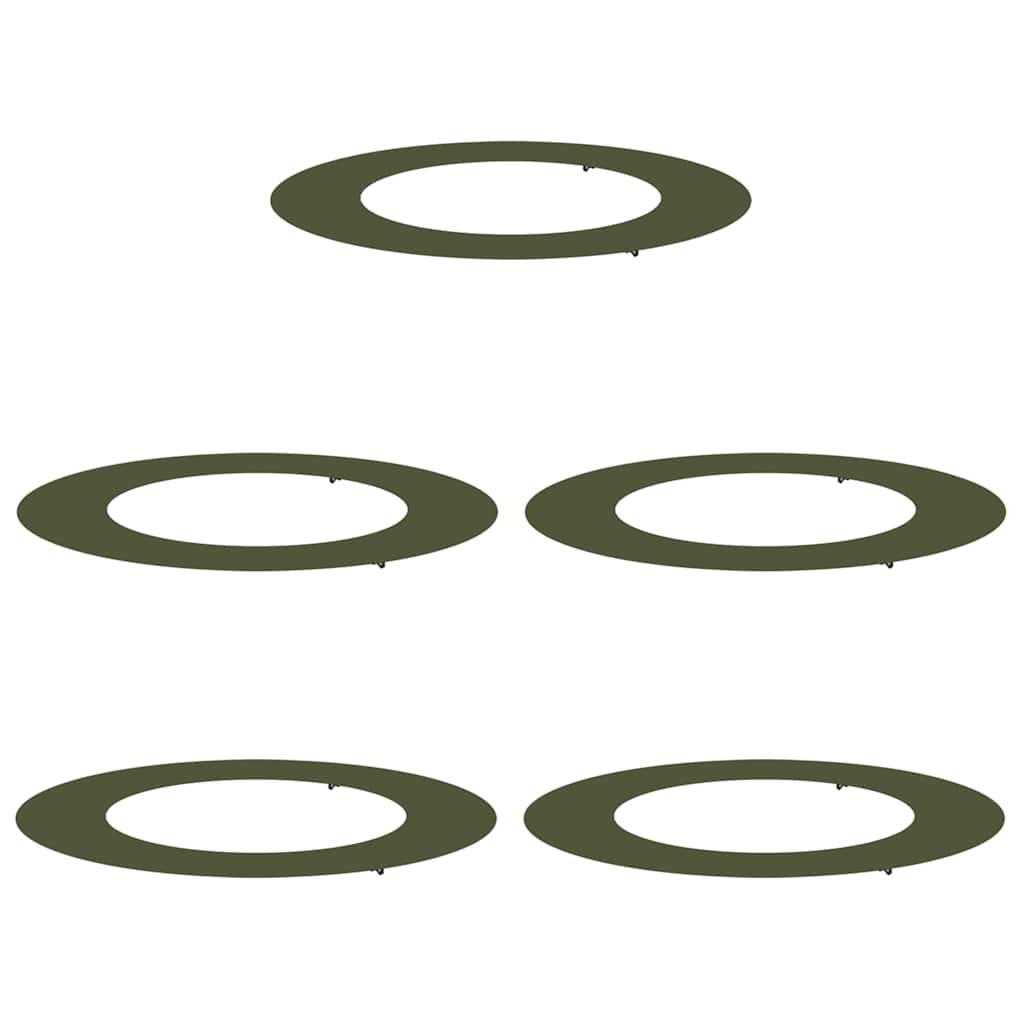 adatto per Anelli d'Albero Piatto 5 pcs Oliver verde Ø50 / 80 cm