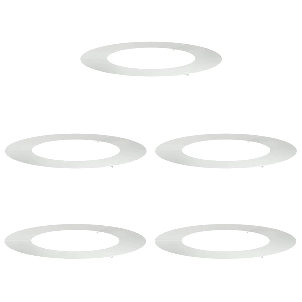 adatto per Anelli d'Albero Piatto 5 pcs Argento Ø50 / 80 cm