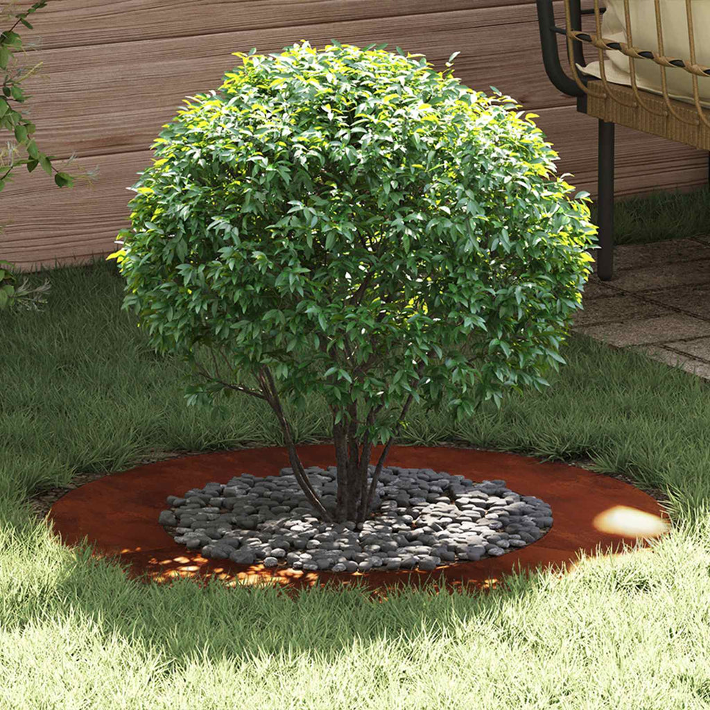 adatto per Anello d'Albero Piatto Marrone Ø50 / 80 cm