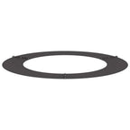 adatto per Anelli d'Albero Piatto 5 pcs Nero Ø60 / 90 cm Acciaio