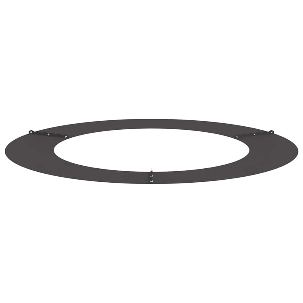 adatto per Anelli d'Albero Piatto 5 pcs Nero Ø60 / 90 cm Acciaio