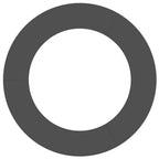 adatto per Anelli d'Albero Piatto 5 pcs Nero Ø60 / 90 cm Acciaio