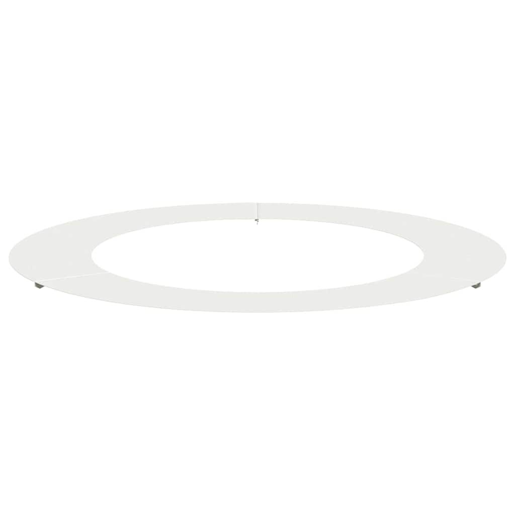 adatto per Anello d'Albero Piatto Bianco Ø60 / 90 cm Acciaio