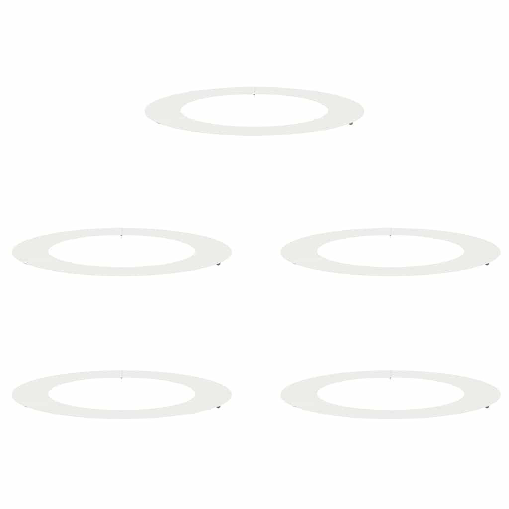 adatto per Anelli d'Albero Piatto 5 pcs Bianco Ø60 / 90 cm