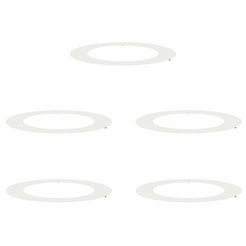 adatto per Anelli d'Albero Piatto 5 pcs Bianco Ø60 / 90 cm