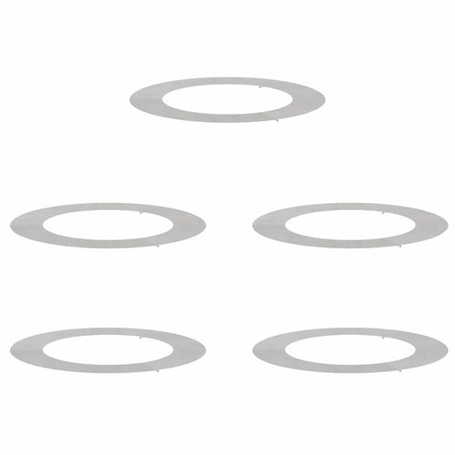 adatto per Anelli d'Albero Piatto 5 pcs Argento Ø60 / 90 cm