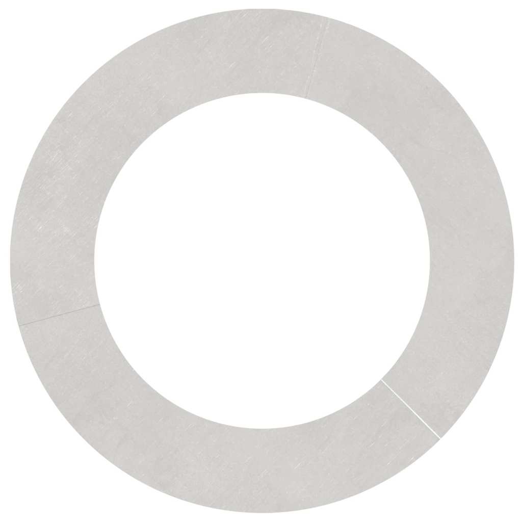 adatto per Anelli d'Albero Piatto 5 pcs Argento Ø60 / 90 cm