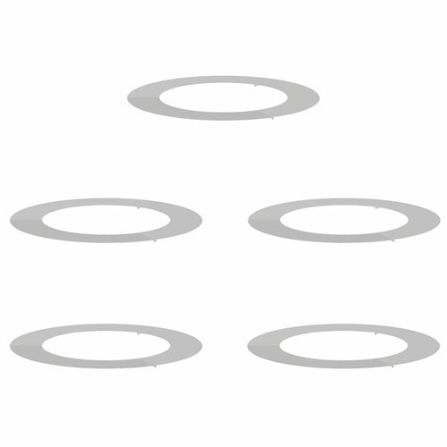 adatto per Anelli d'Albero Piatto 5 pcs Argento Ø60 / 90 cm