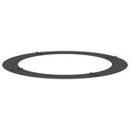 adatto per Anelli d'Albero Piatto 5 pcs Nero Ø90 / 120 cm Acciaio