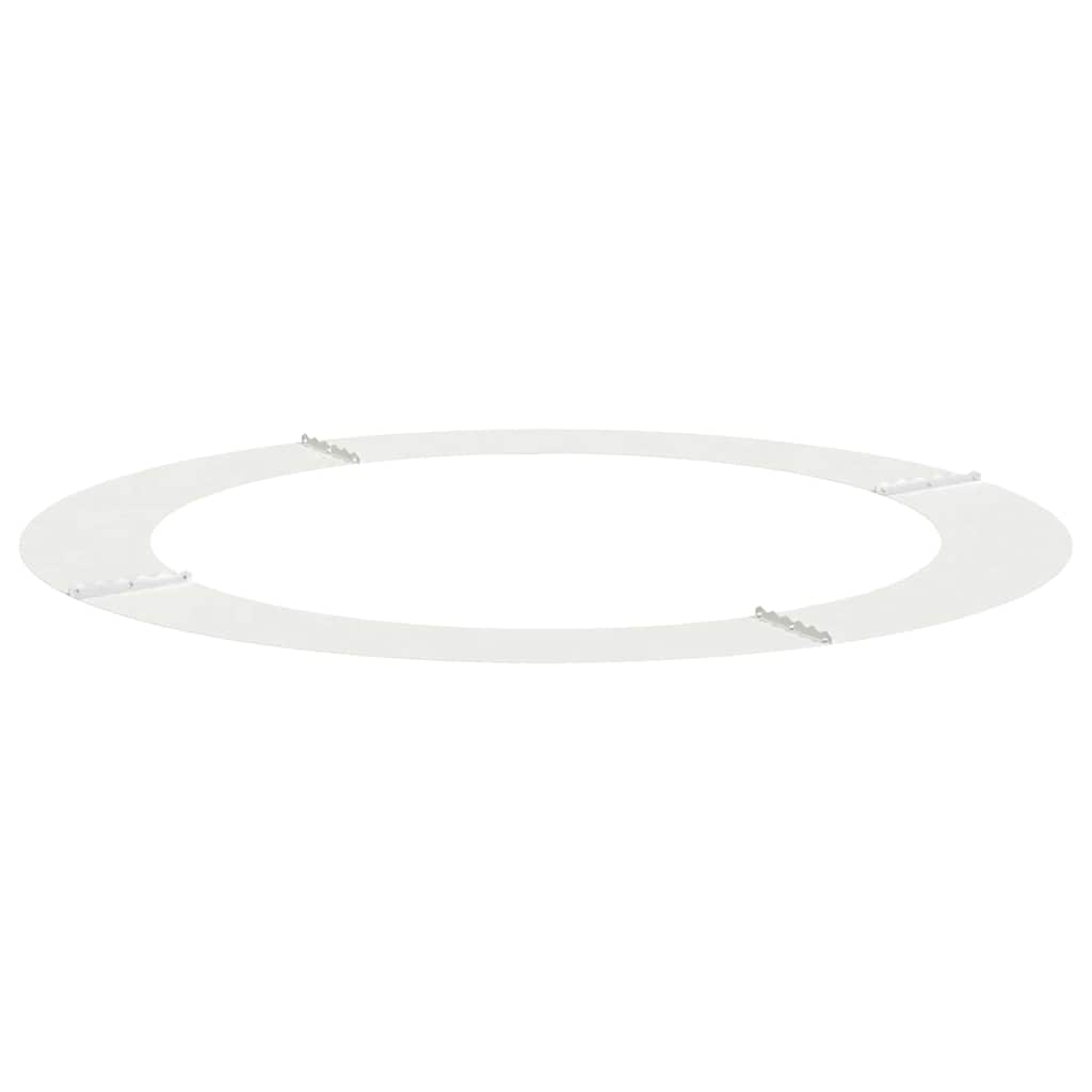 adatto per Anello d'Albero Piatto Bianco Ø90 / 120 cm Acciaio