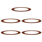 adatto per Anelli d'Albero Piatto 5 pcs Marrone Ø90 / 120 cm