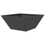 Vaso da giardino 5 pcs Nero 35 x 35 x 15 cm