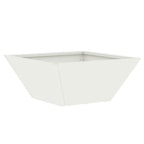 Vaso da giardino Bianco 35 x 35 x 15 cm