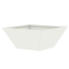 Vaso da giardino Bianco 35 x 35 x 15 cm