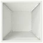 Vaso da giardino 5 pcs Bianco 35 x 35 x 15 cm