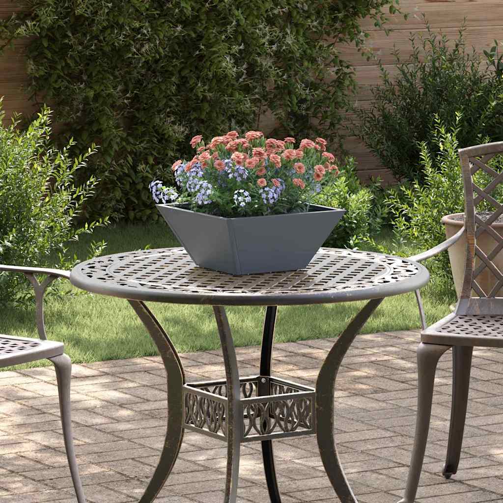 Vaso da giardino Antracite 35 x 35 x 15 cm