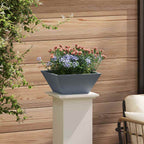 Vaso da giardino Antracite 35 x 35 x 15 cm