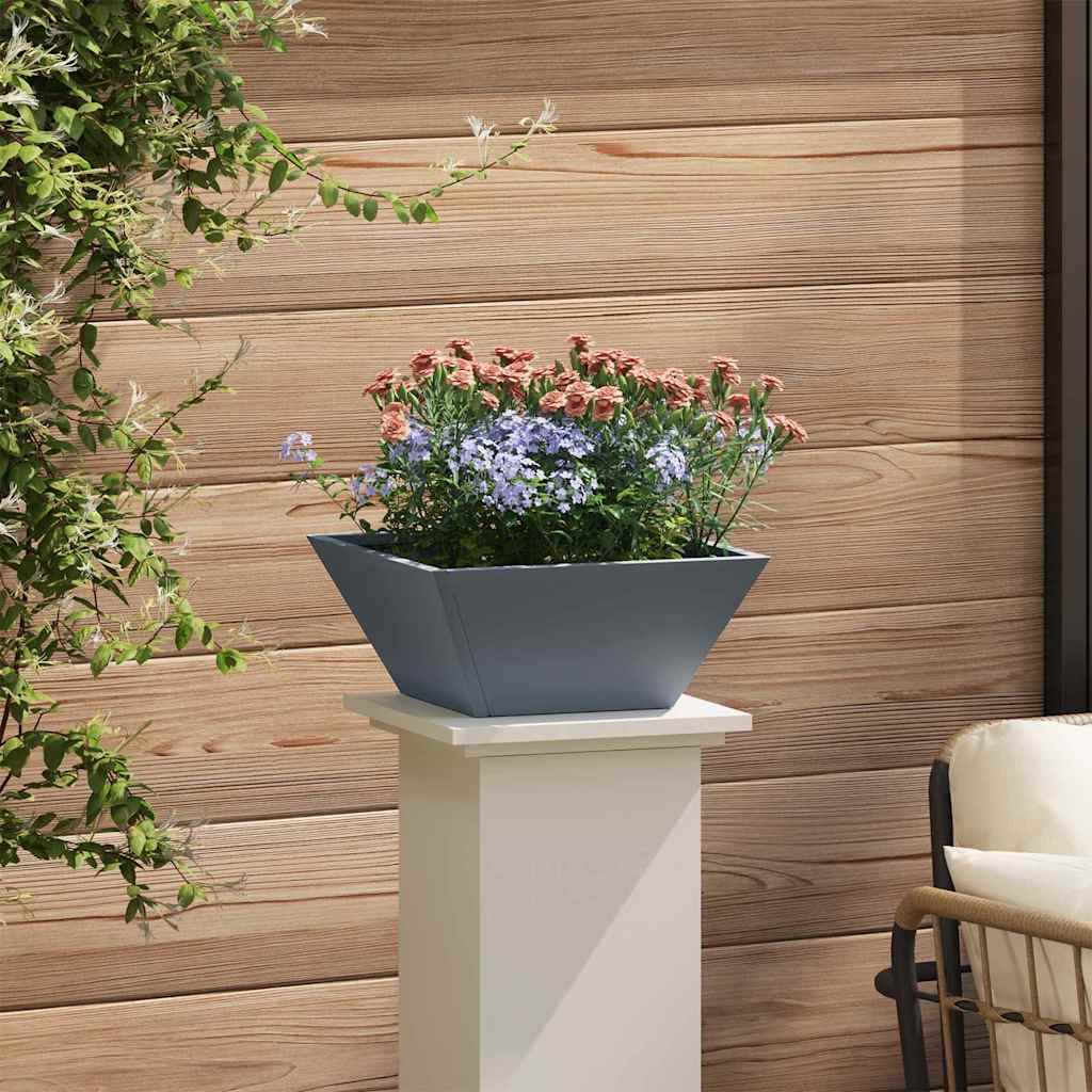 Vaso da giardino Antracite 35 x 35 x 15 cm