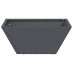 Vaso da giardino Antracite 35 x 35 x 15 cm