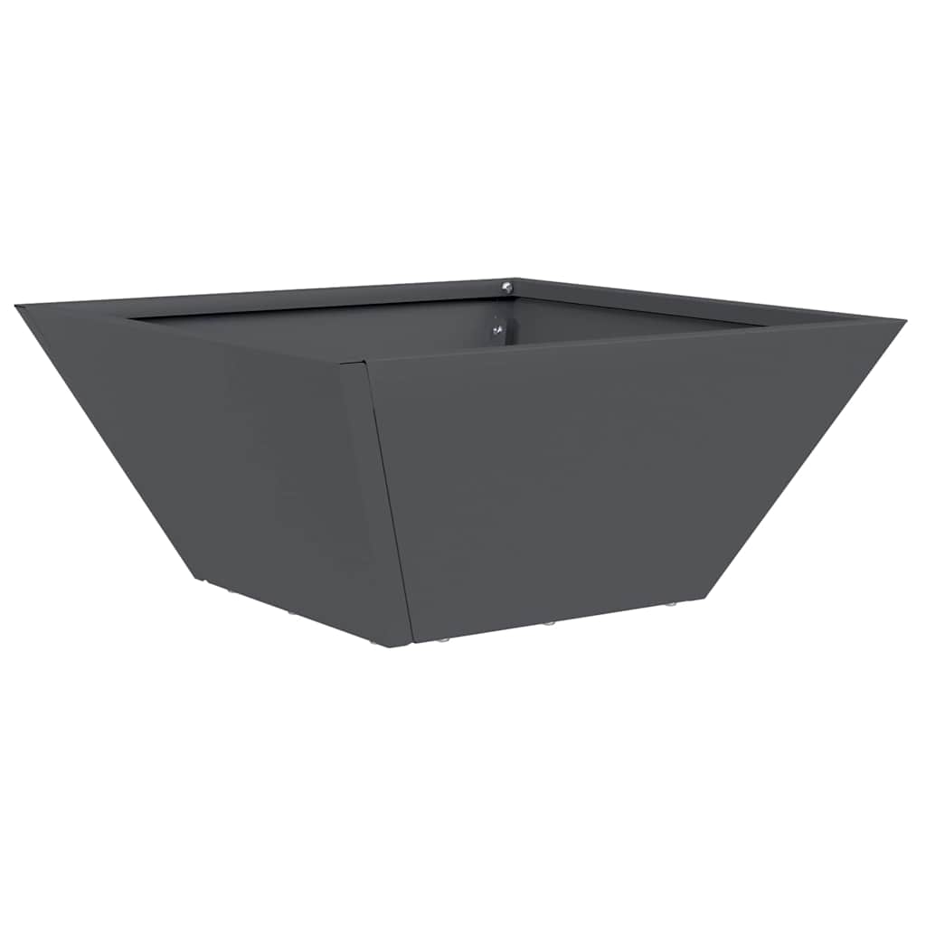 Vaso da giardino 5 pcs Antracite 35 x 35 x 15 cm