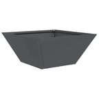 Vaso da giardino 5 pcs Antracite 35 x 35 x 15 cm