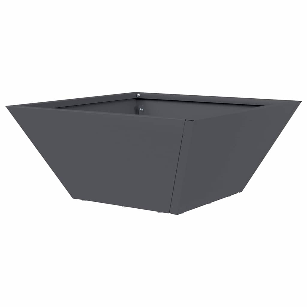 Vaso da giardino 5 pcs Antracite 35 x 35 x 15 cm