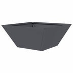 Vaso da giardino 5 pcs Antracite 35 x 35 x 15 cm