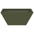 Vaso da giardino Verde oliva 35 x 35 x 15 cm