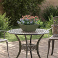 Vaso da giardino 5 pcs Verde oliva 35 x 35 x 15 cm